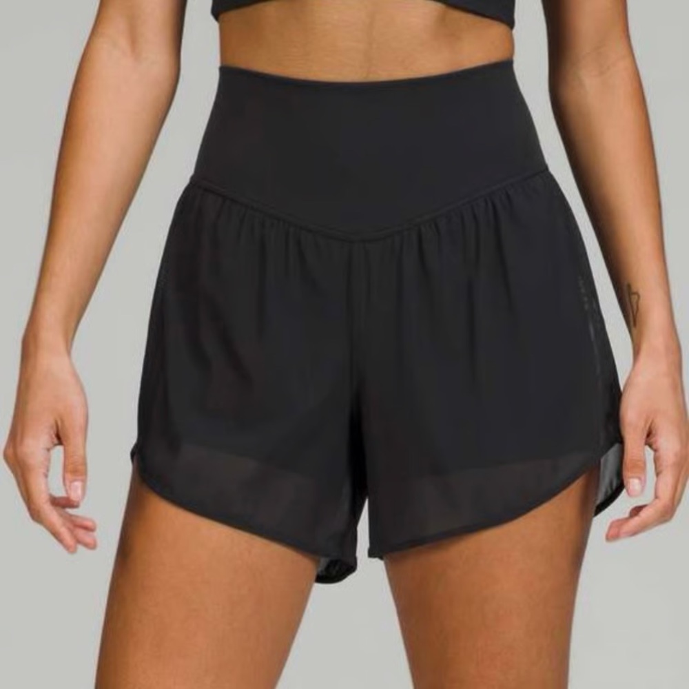 RARE Lululemon Nulu and Mesh HR Yoga Short 3.5”